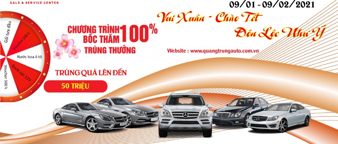 Cùng Quang Trung Auto – ” Vui Xuân – Chào Tết – Đón Lộc Như Ý “